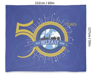 MADE TO ORDER CLRG World Championships Belfast 2022 Limited Edition Fleece Blanket