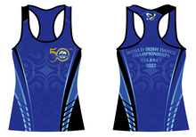 Load image into Gallery viewer, PRE-ORDER CLRG World Championships Belfast 2022 Racer Back Vest Top